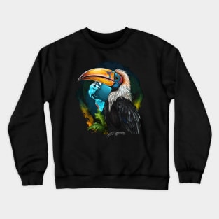 Hornbill Earth Day Crewneck Sweatshirt